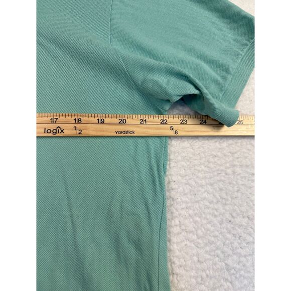 Lacoste Polo Shirt Mens‎ Extra Large Aqua Classic Fit Lightweight Preppy - Picture 4 of 6